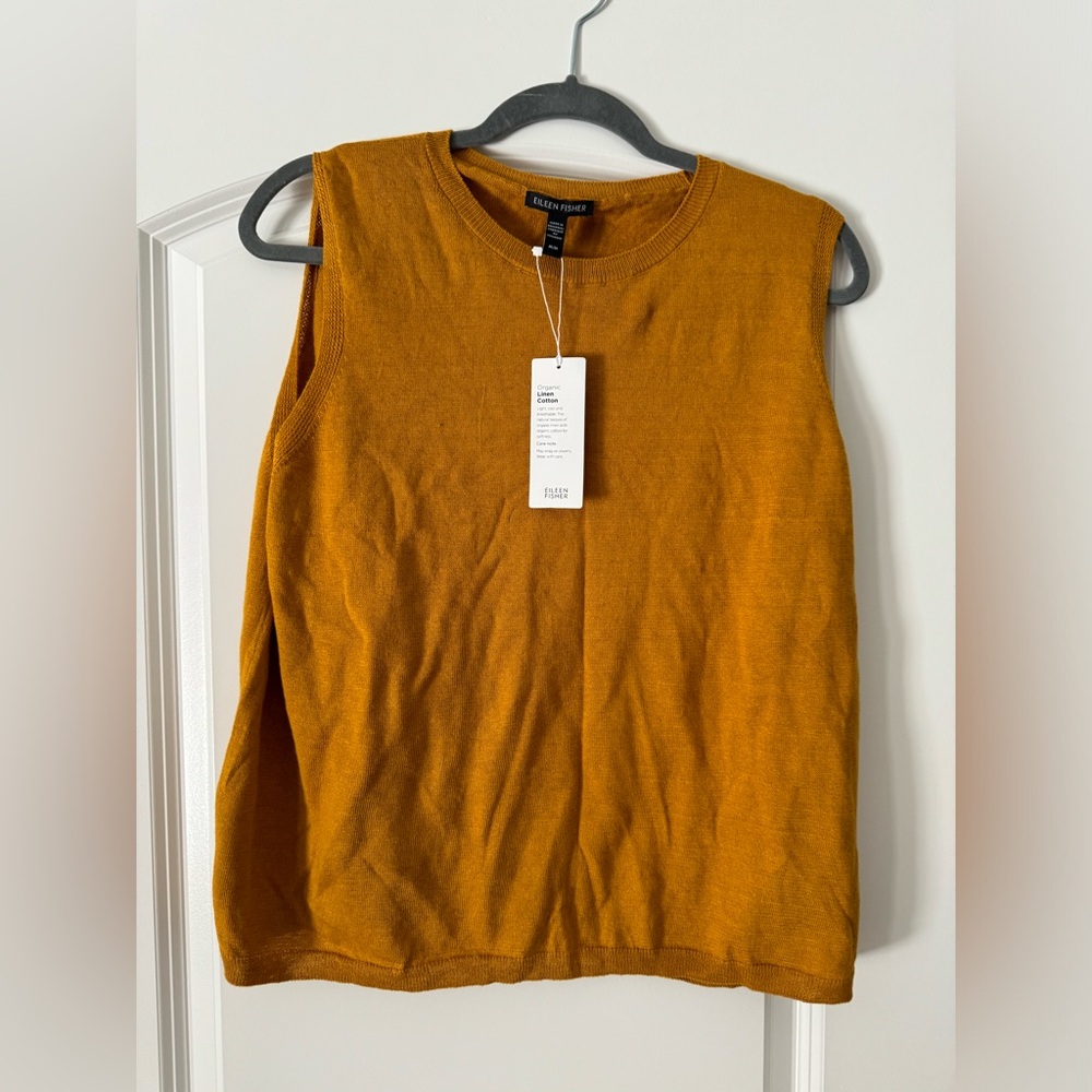 Eileen Fisher NWT organic linen tank